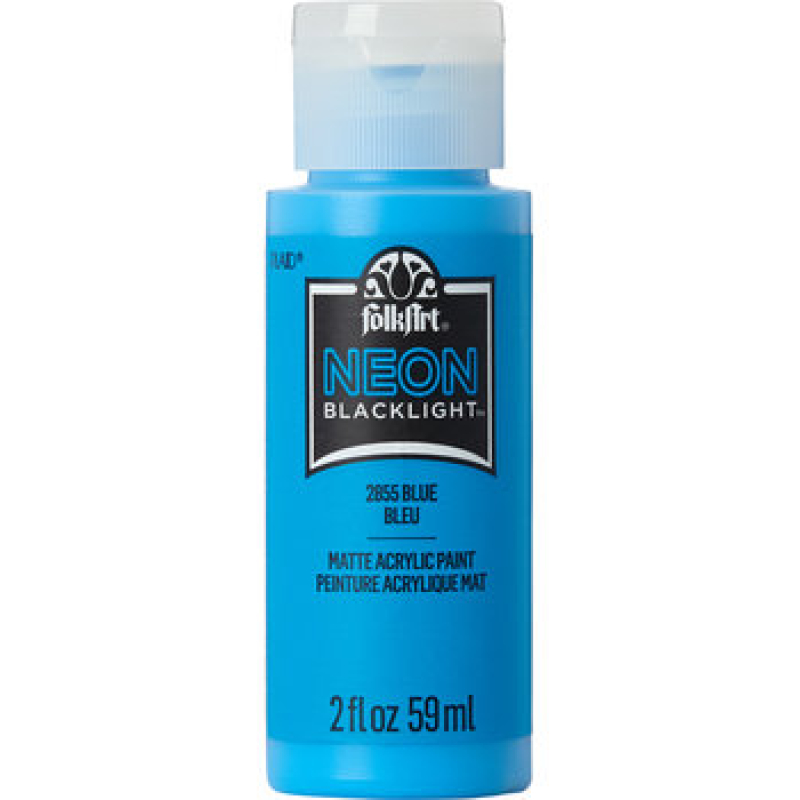 Folkart Neon Blacklight Blue 2 fl oz (2855) (28995028557)