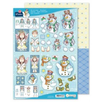 Marij Rahder Winter 3D Die Cut Sheet & Potpourri Sheet (9.0074)