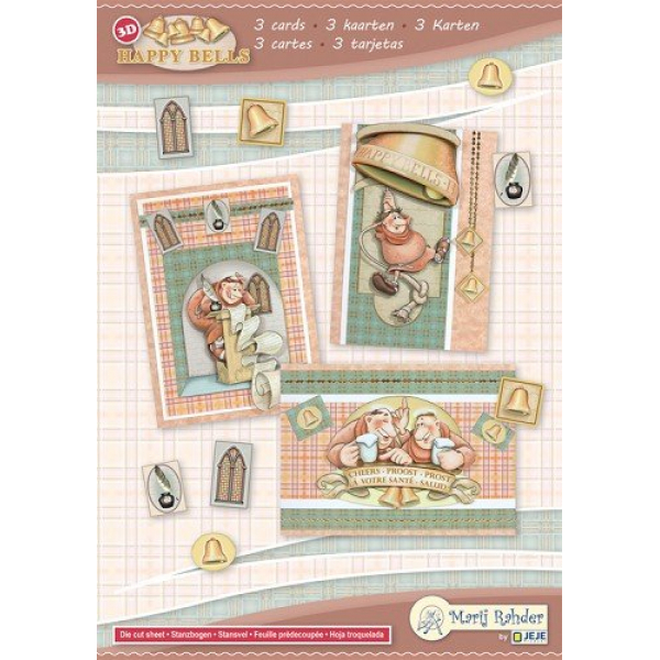 Marij Rahder Happy Bells A5 Complete Card Set (9.0093)