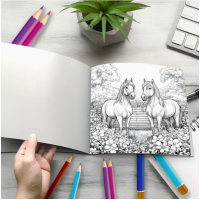 CMP paarden kleurboek, (DK509160)