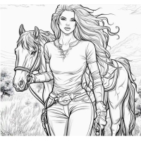 CMP paarden kleurboek, (DK509160)