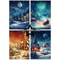 Paper Favourites Winter Village A5 Paper Pack (PFA105)