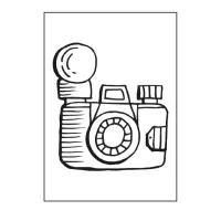 Paperfuel  Embossing sjabloon A6 say cheese (PF106006)