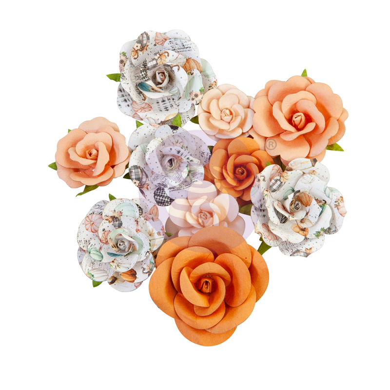 Prima Marketing Pumpkin & Spice Flowers Orange Sunset (648404)