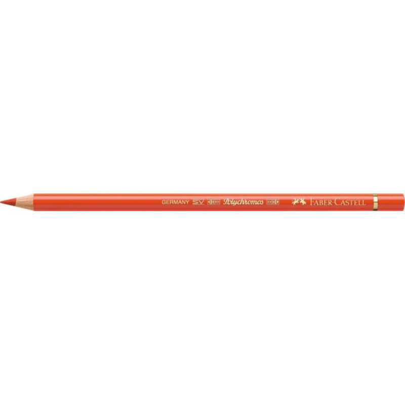 Faber-Castell Colour Pencils Polychromos 115 Dark Cadmium Orange (FC-110115)