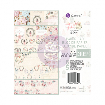 Prima Marketing Sugar Cookie Christmas 6x6 Inch Paper Pad (996451)