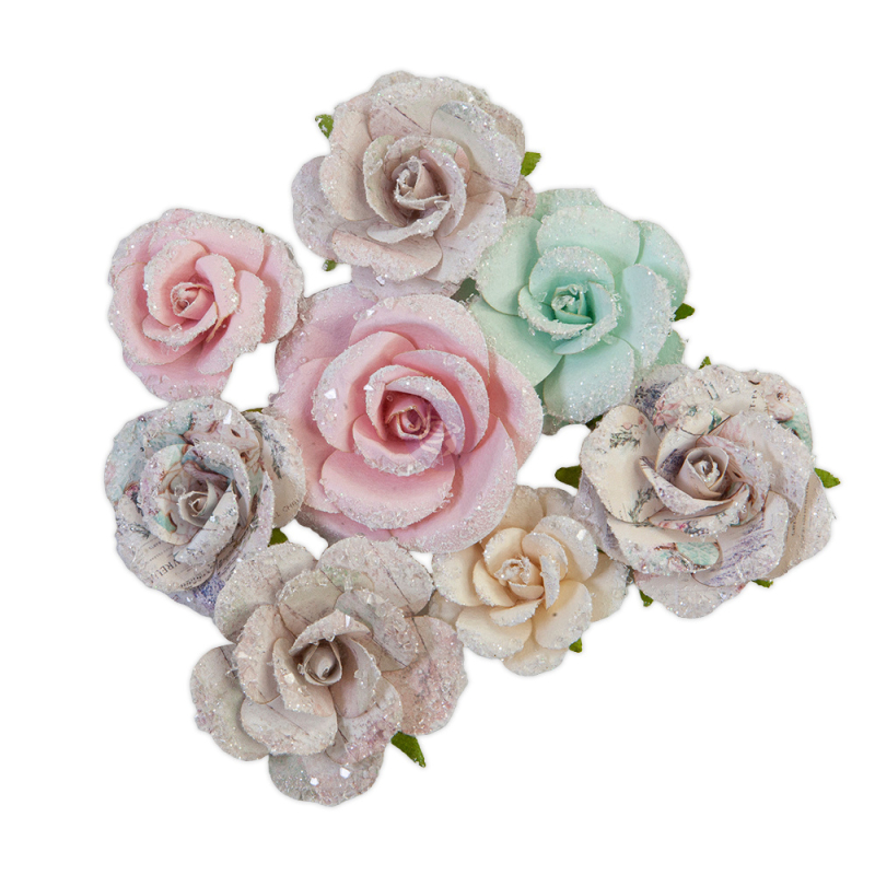 Prima Marketing Sugar Cookie Christmas Flowers Santa Baby (648527)