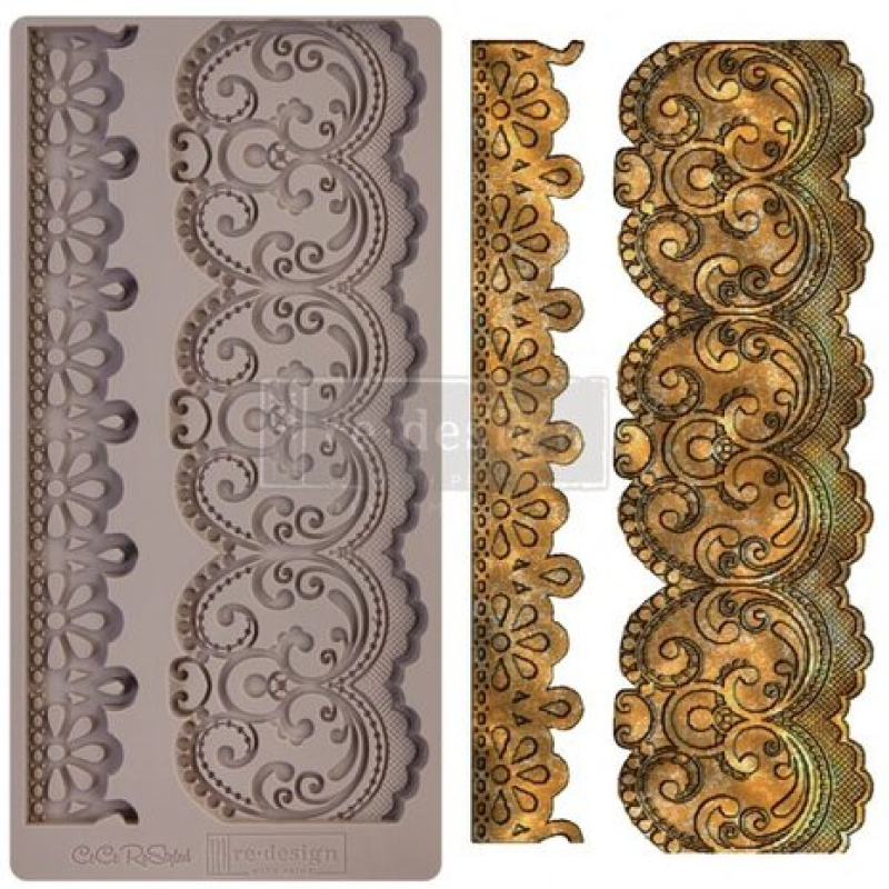 Re-Design Border Lace 5x10 Inch Mould (654344)