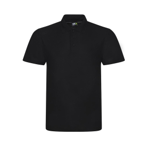 Pro Polyester Polo Shirt Black RX105 