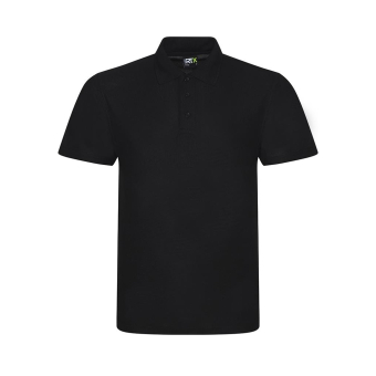 Pro Polyester Polo Shirt Black RX105 