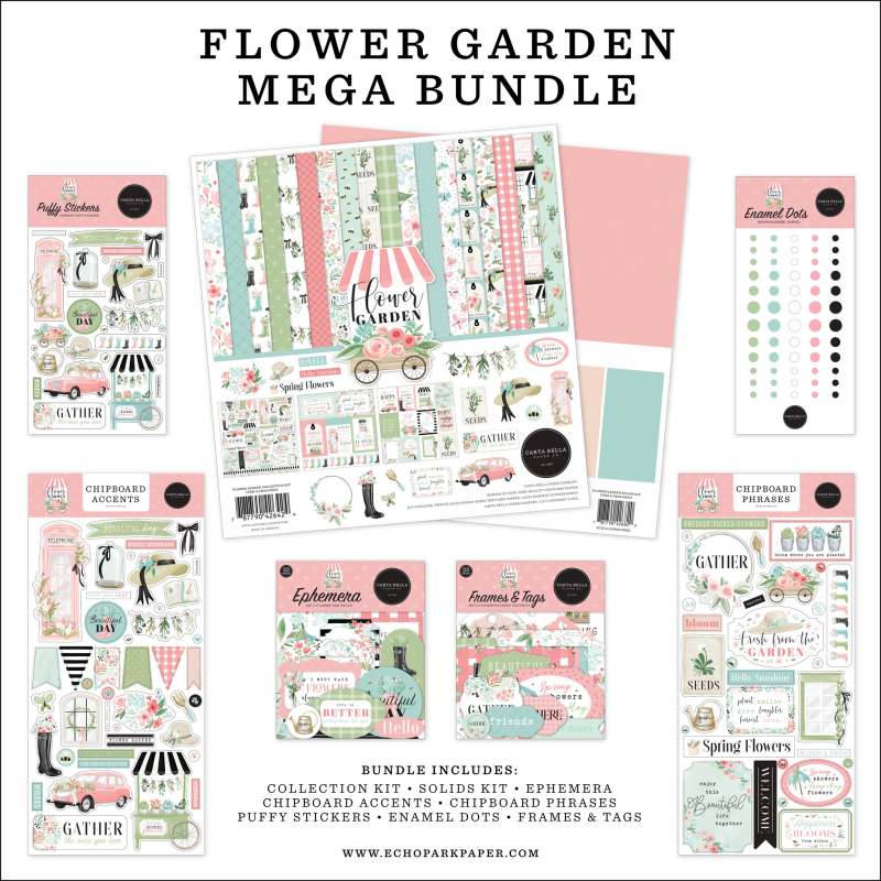 Carta Bella Flower Garden Mega Bundle 12x12 inch (CBGA130050)