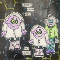 Ranger Dyan Reaveley Dylusions Dy Cuts Me Monsters (DYA81531)