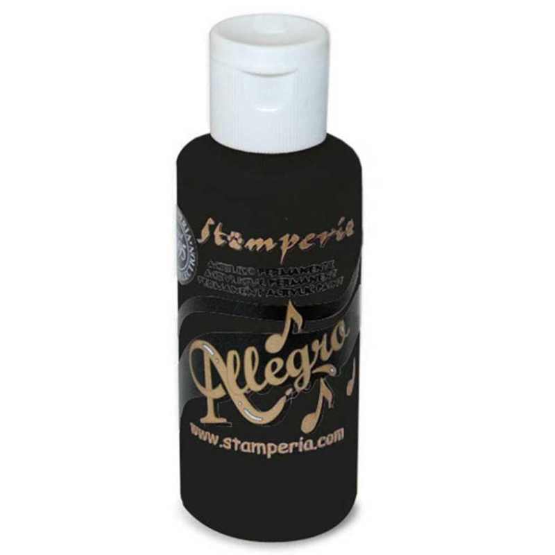 Stamperia Allegro Paint 60ml Black (KAL03)