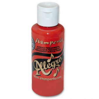 Stamperia Allegro Paint 59ml Coral Red (KAL38)