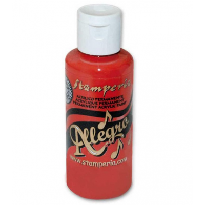Stamperia Allegro Paint 59ml Coral Red (KAL38)