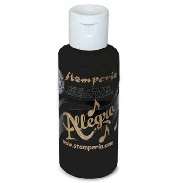 Stamperia Allegro Paint 60ml Black (KAL03)