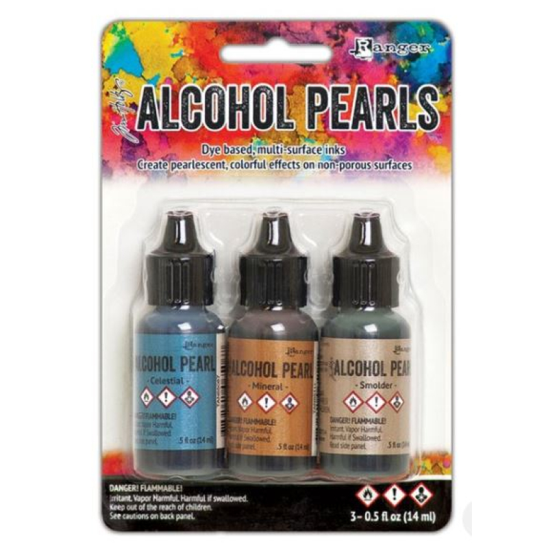 Tim Holtz Tim Holtz Ranger Alcohol Pearls Kit #4 (TANK65548)