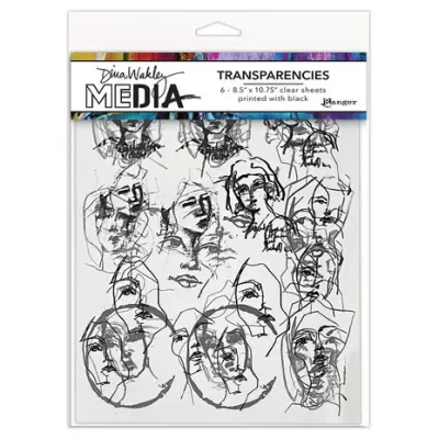 Ranger Dina Wakley MEdia Transparencies Tinies Set 1 (MDA82637)