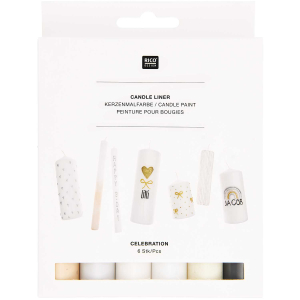 Rico-Design Candle liner Set Celebration, 6-tlg (501286)