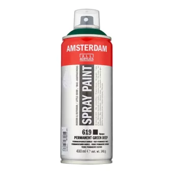 Amsterdam Spray paint 400 ml Permanentgroen Donker 619 (17166190)