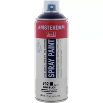 Amsterdam Spray paint 400 ml Lampenzwart 702 (17167020)