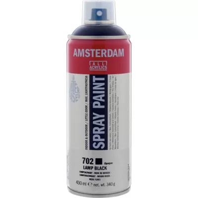 Amsterdam Spray paint 400 ml Lampenzwart 702 (17167020)