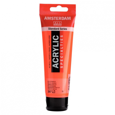 Amsterdam • Acrylverf Tube 120 ml Reflexoranje 257(17092572) 