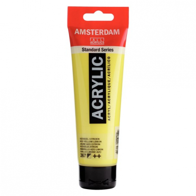 Amsterdam • Acrylverf Tube 120 ml Azogeel Citroen 267 - Halfdekkend ++ (17092672) 