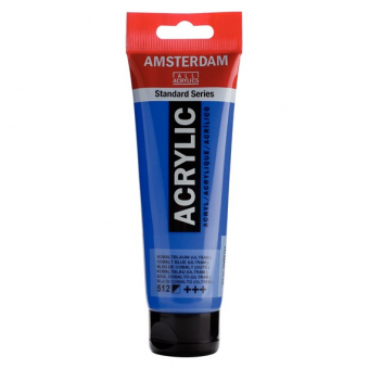 Amsterdam • Acrylverf Tube 120 ml Kobaltblauw (Ultramarijn) 512 - Halfdekkend +++ (17095122)