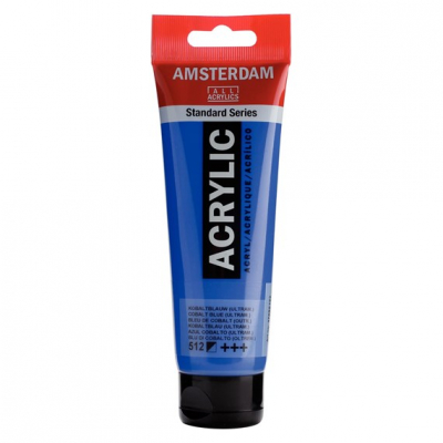 AmsterdamStandard Series acrylverf Tube 120 ml Kobaltblauw (Ultramarijn) 512 - Halfdekkend +++ (17095122)