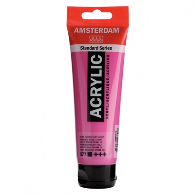 Amsterdam • Acrylverf Tube 120 ml Permanentroodviolet Licht 577 - Dekkend +++ (17095772)