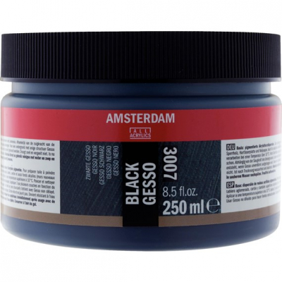 Amsterdam • Gesso Zwart 3007 pot 250 ml (24173007)