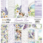 ScrapBoys Lavender Love 12x12 Inch Paper Pad (SB-LALO-08)
