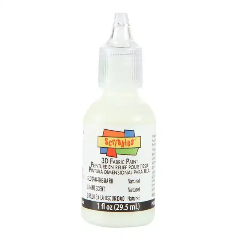 Scribbles • 3D Textielverf Glanzend 29,5ml Glow in the dark (14708)