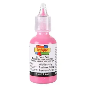 Scribbles • 3D Textielverf Glanzend 29,5ml Wild Raspberry (12639)