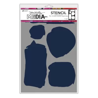 Ranger Dina Wakley MEdia Stencils Uneven Shapes (MDS68259)