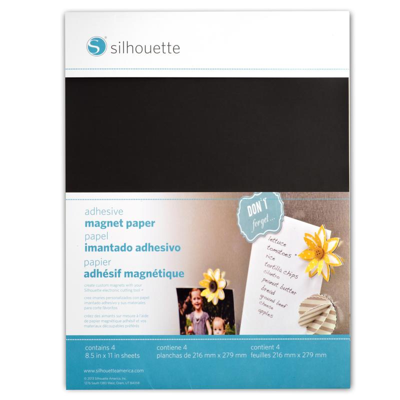 Silhouette Magneet papier adhesive (MEDIA-MAGNET-ADH-3T)