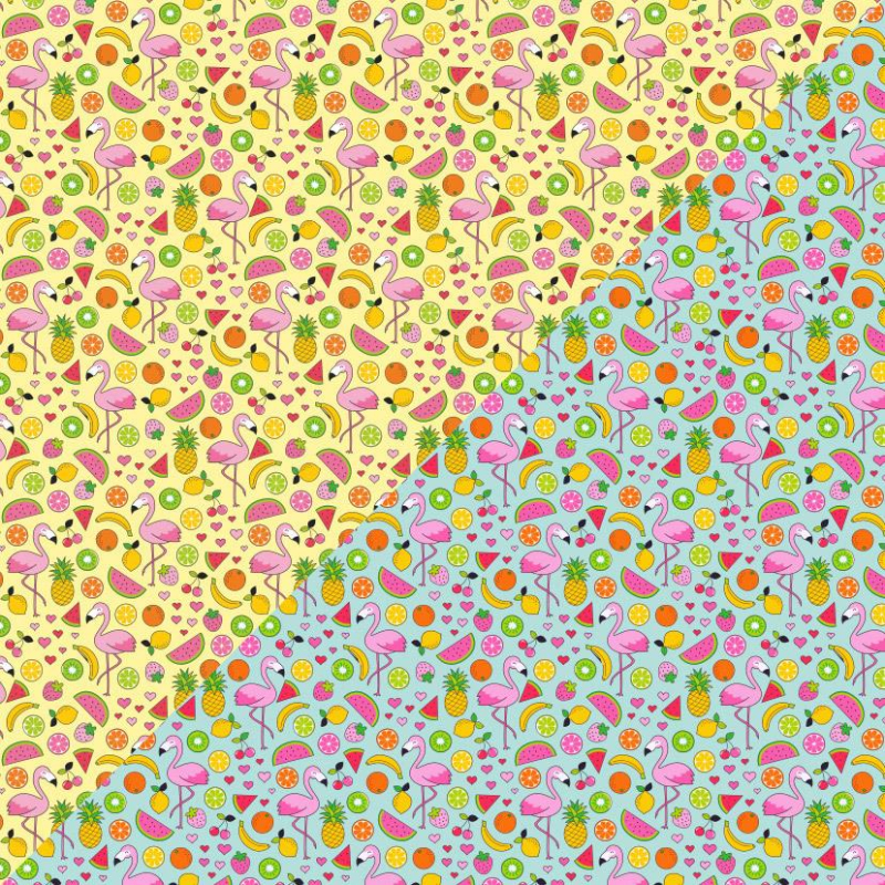 Siser Easy Patterns - Flamingo Tropic (Groen of Geel) (easy patterns)