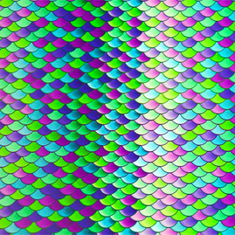 Easy Patterns plus - Mermaid scales teal (easy patterns)