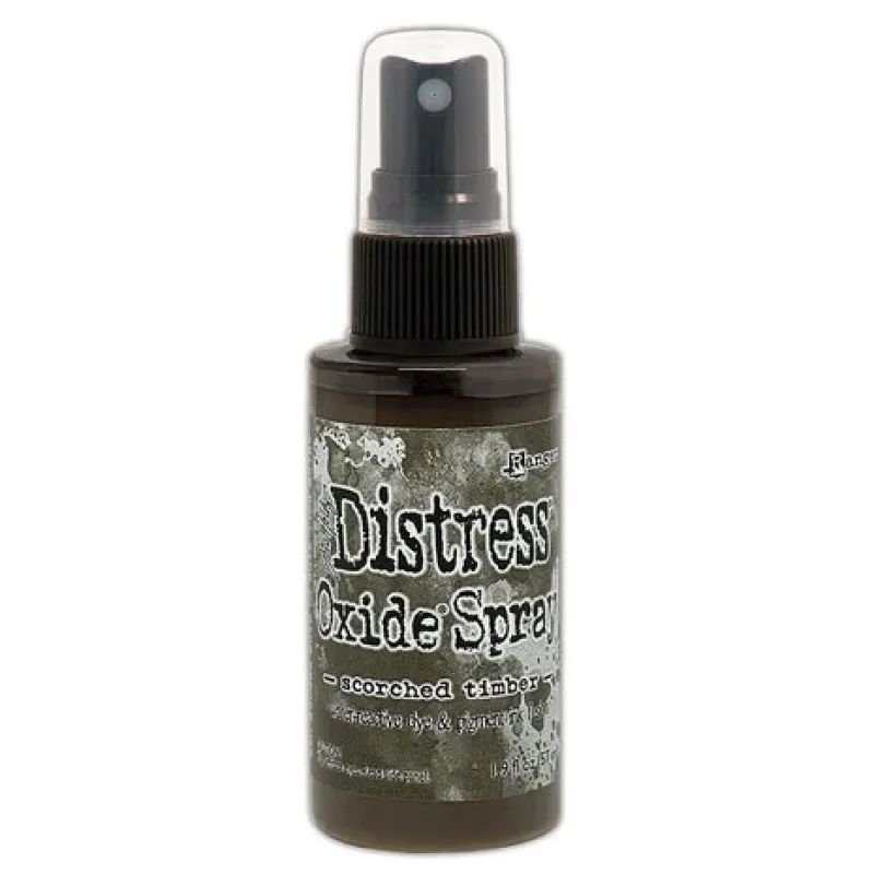 Tim Holtz Tim Holtz Ranger Distress Oxide Spray Scorched Timber 1.9 fl oz (TSO83504)
