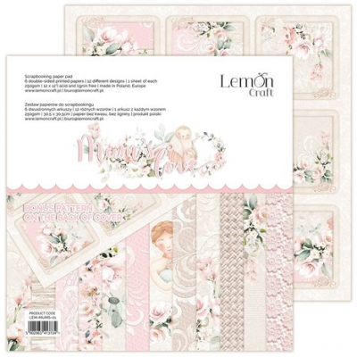 LemonCraft Mums' Love 12x12 Inch Paper Pad (LEM-MUMS-01)