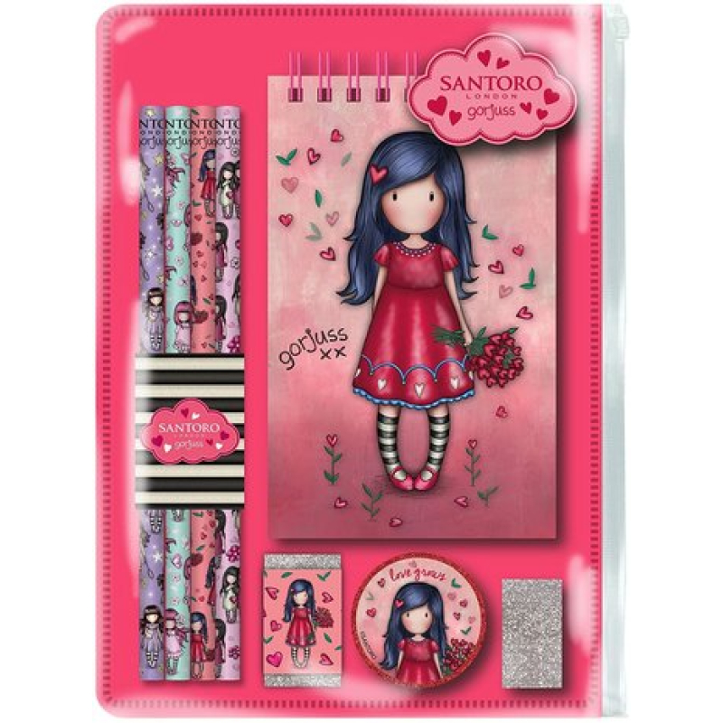 Gorjuss Stationery Set Love Grows (1038GJ03)