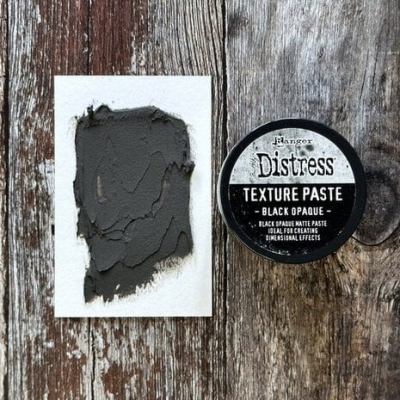 Ranger Tim Holtz Tim Holtz Distress Texture Paste Black Opaque 3 fl oz (TSHK84471)