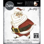 Sizzix Thinlits Colorize by Tim Holtz Jolly St. Nick (11pcs) (664198)