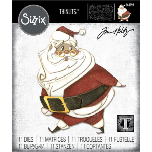 Sizzix Thinlits Colorize by Tim Holtz Jolly St. Nick (11pcs) (664198)