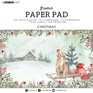 Studio Light Christmas Essentials 8x8 Inch Paper Pad (SL-ES-PP76)