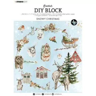 Studio Light Snowy Christmas DIY Block (SL-ES-DCB48)