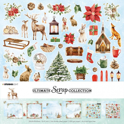 Studio Light Ultimate Scrap Collection 12x12 Inch Paper Pack Christmas (SL-USC-PS29)