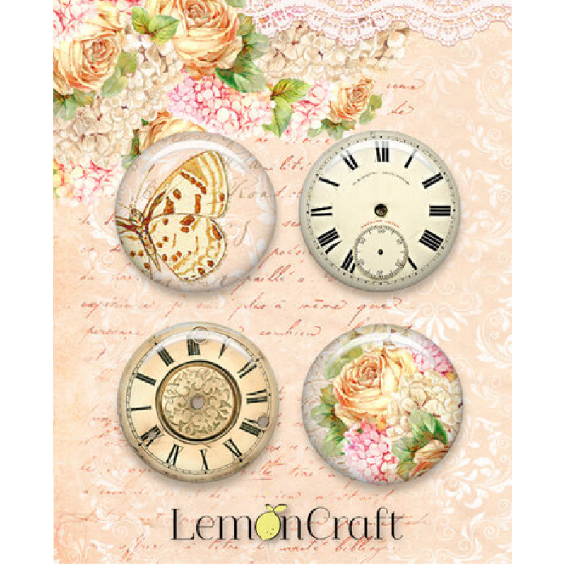 LemonCraft Grow Old With Me Buttons/Badge (4pcs) (LD-GROW01)