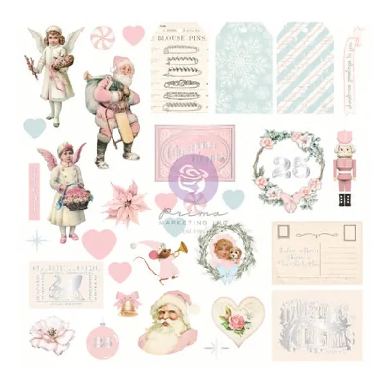 Prima Marketing Christmas Sparkle Ephemera (33pcs) (997762)